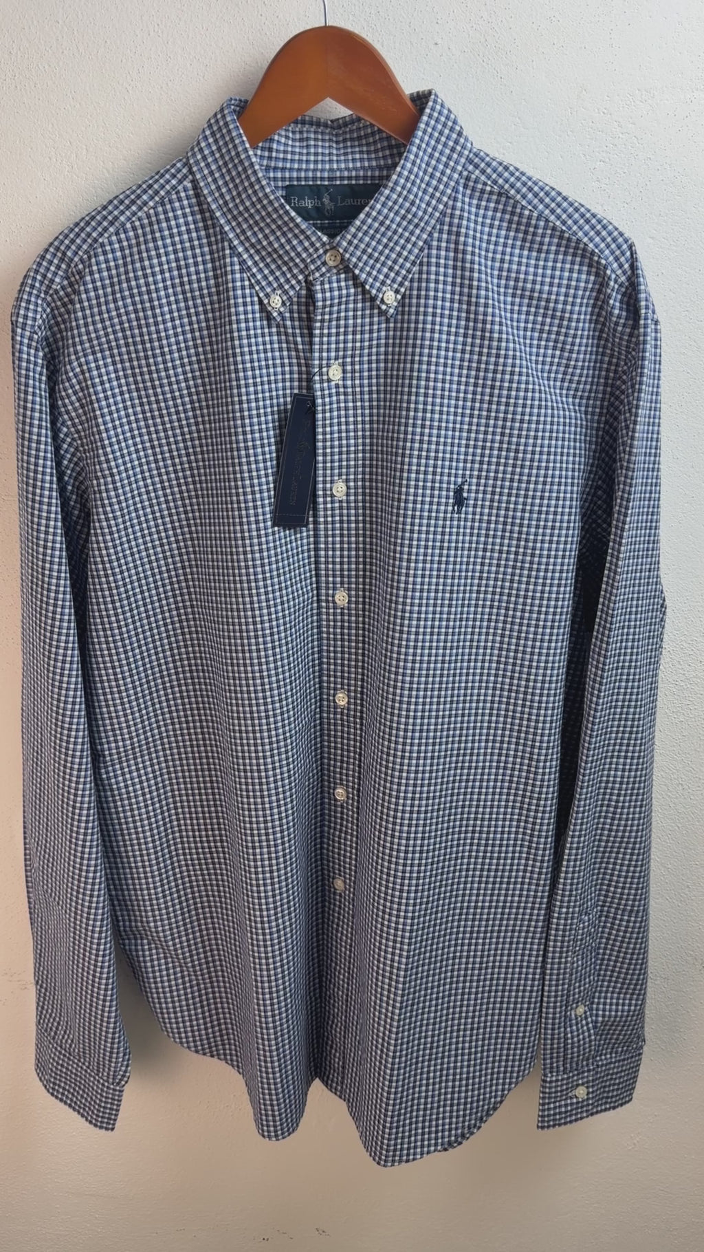 Camisa Polo Ralph Lauren Classic Fit Manga Larga Talla Xl