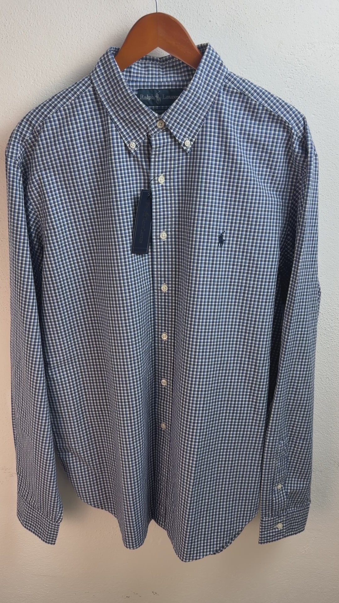 Camisa Polo Ralph Lauren Classic Fit Manga Larga Talla Xl