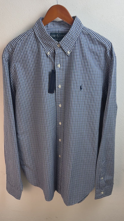 Camisa Polo Ralph Lauren Classic Fit Manga Larga Talla Xl
