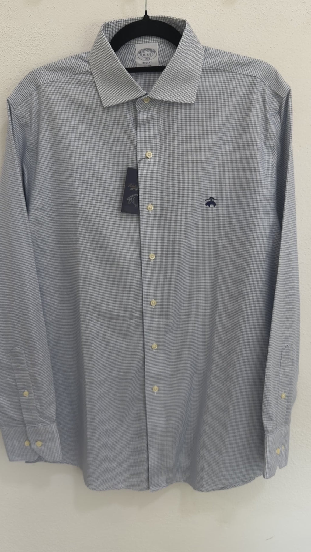 Camisa Brooks Brothers Classic Fit Manga Larga 34/35 Talla L