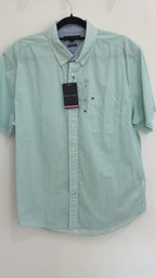 Camisa Tommy Hilfiger Classic Fit Manga Corta Talla L