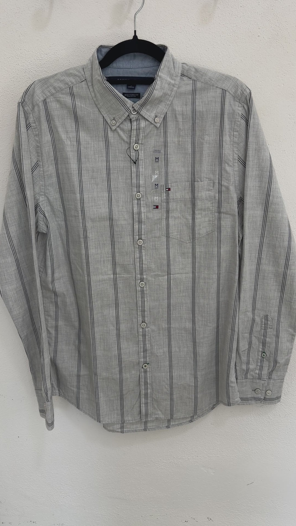 Camisa Tommy Hilfiger Classic Fit Manga Larga Talla M