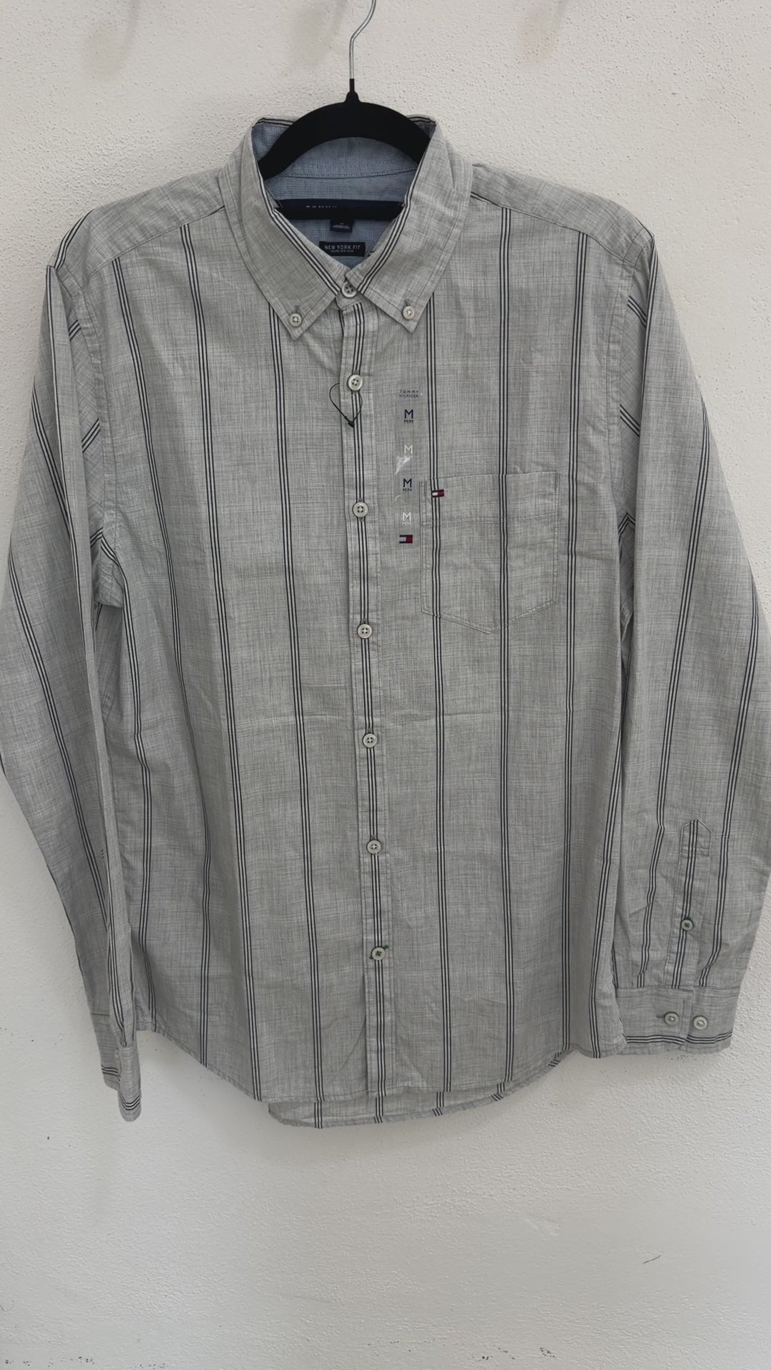 Camisa Tommy Hilfiger Classic Fit Manga Larga Talla M