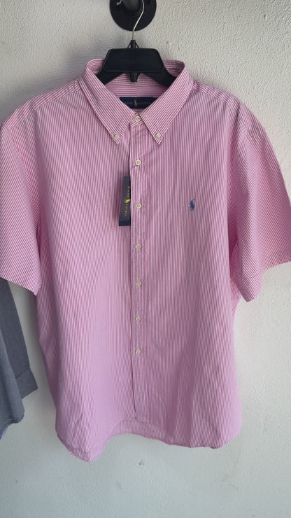 Camisa Polo Ralph Lauren Classic Fit Manga Corta Talla XXL