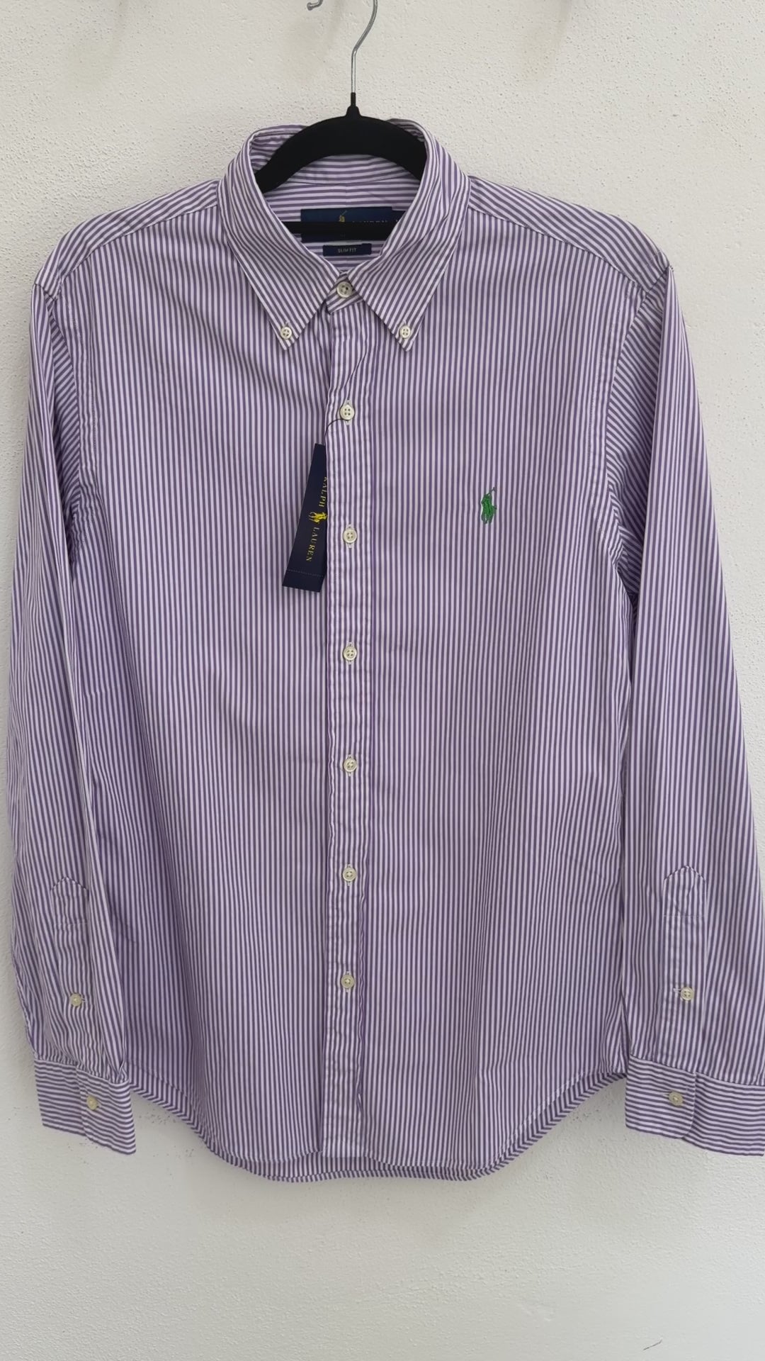 Camisa Polo Ralph Lauren Custom Fit Manga Larga Talla M
