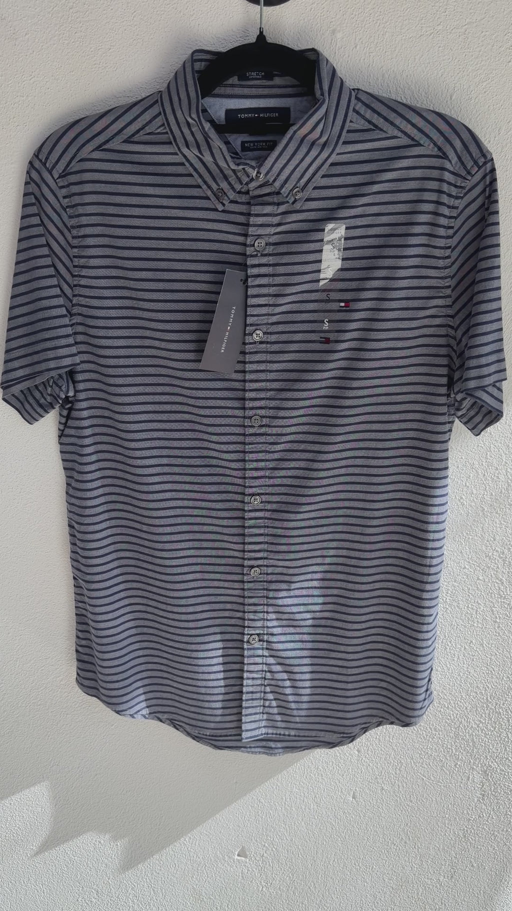 Camisa Tommy Hilfiger Stretch Manga Corta Talla S