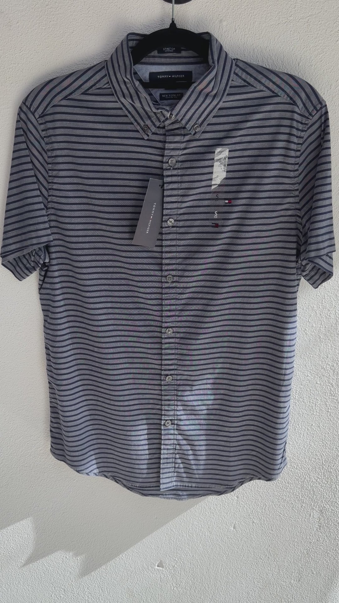 Camisa Tommy Hilfiger Stretch Manga Corta Talla S