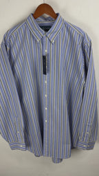 Camisa Polo Ralph Lauren Classic Fit 17 1/2 Manga Larga 34/35 Talla XL