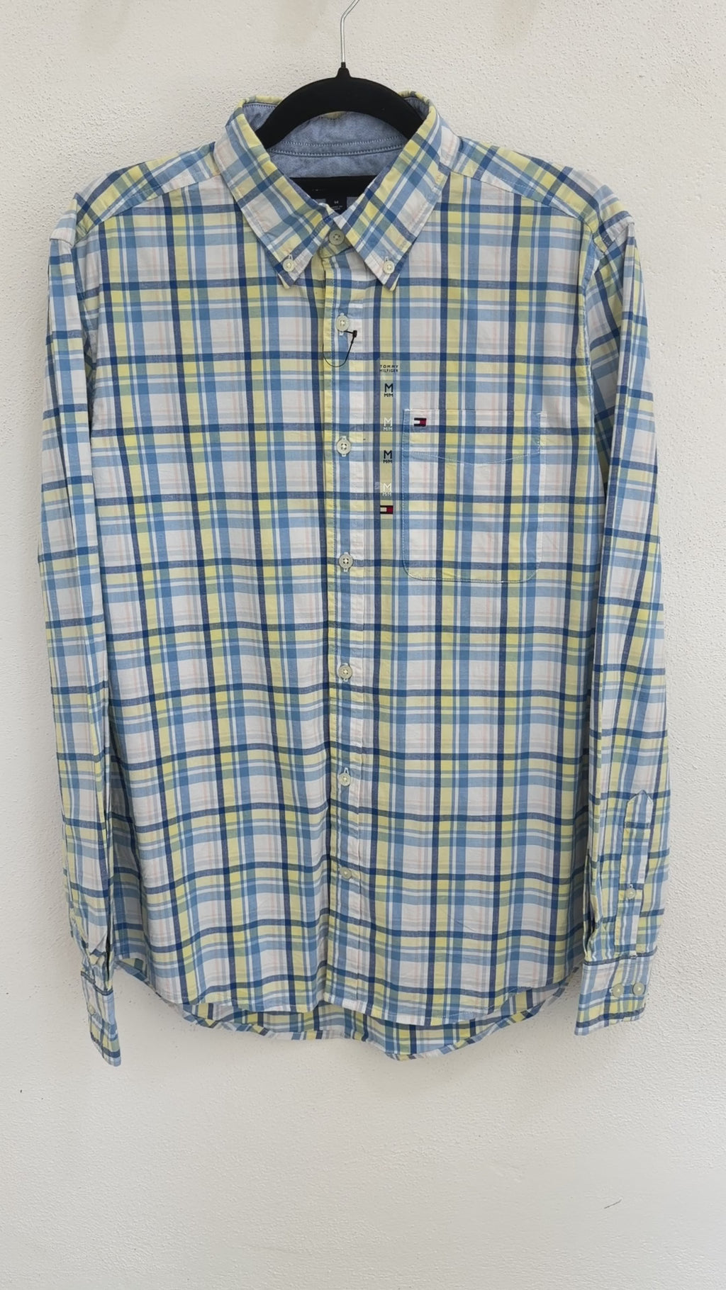 Camisa Tommy Hilfiger Classic Fit Manga Larga Talla M