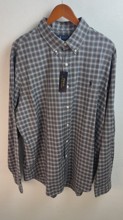 Camisa Polo Ralph Lauren Classic Fit Manga Larga Talla XXL
