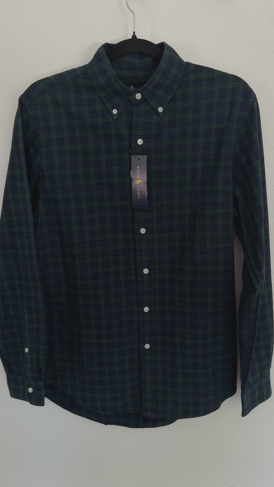 Camisa Polo Ralph Lauren Classic Fit Manga Larga Talla S