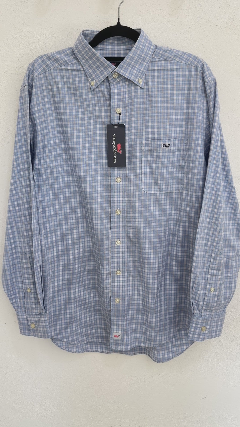 Camisa Vineyard Vines Classic Fit Manga Larga Talla M