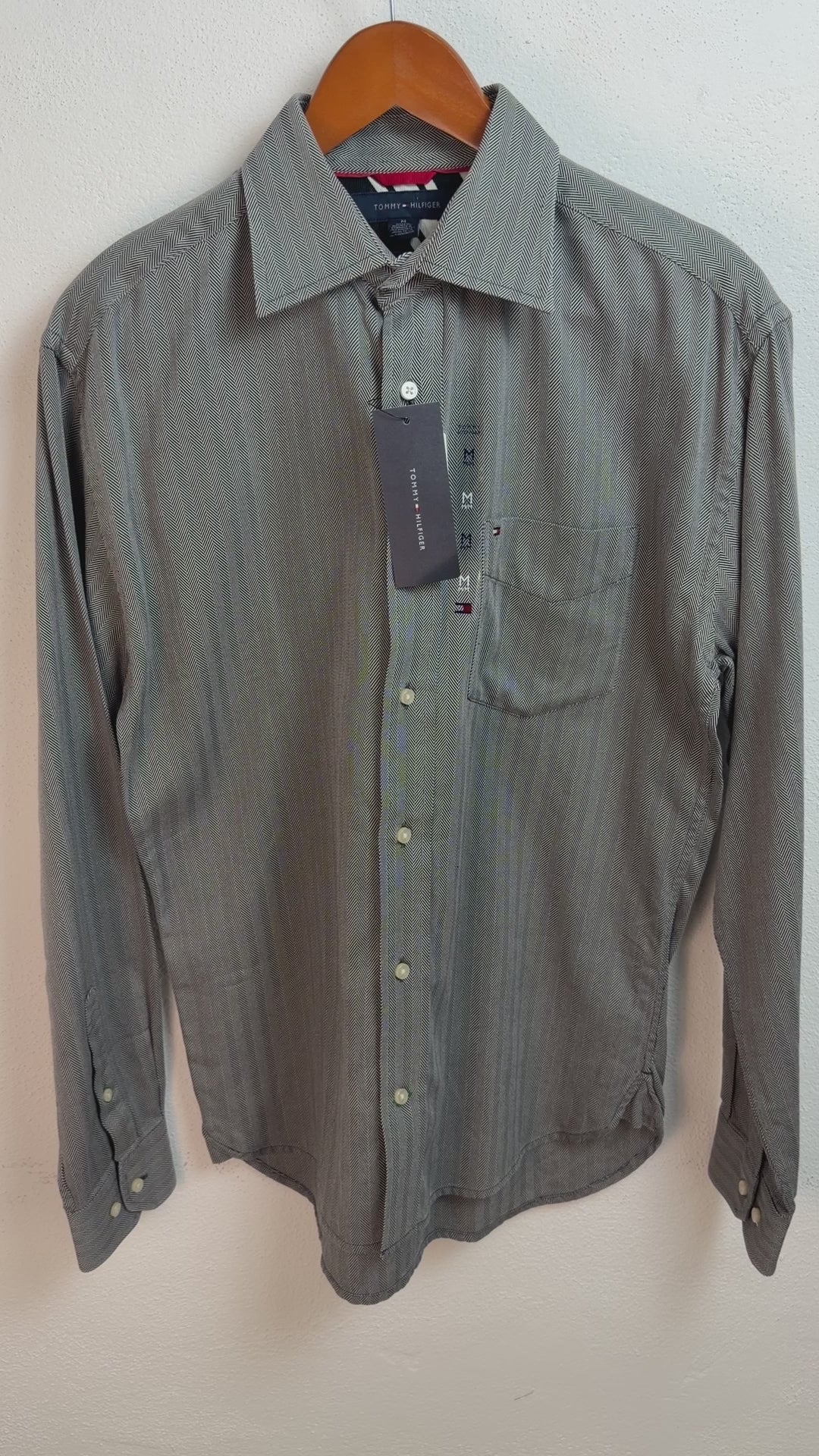 Camisa Tommy Hilfiger Classic Fit Manga Larga Talla M