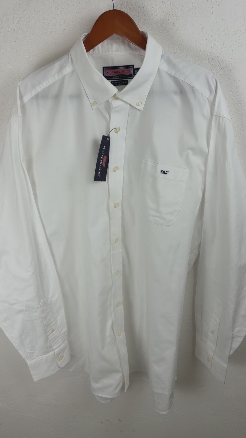 Camisa Vineyard Vines Classic Fit Manga Larga Talla XL