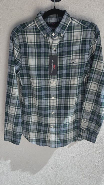 Camisa Vineyard Vines Classic Fit Manga Larga Talla XS