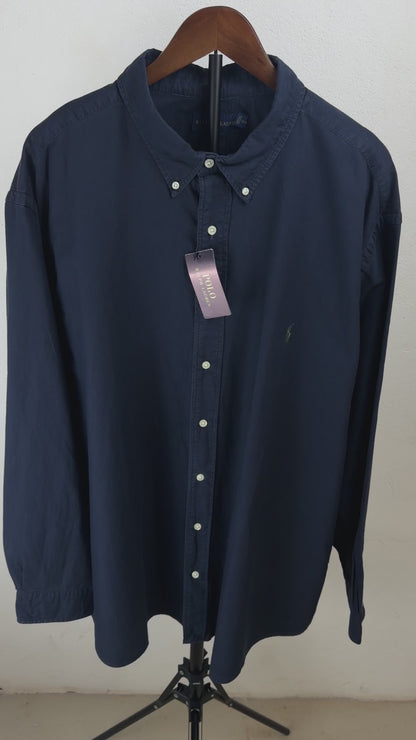 Camisa Polo Ralph Lauren Classic Fit Manga Larga Talla XXXL