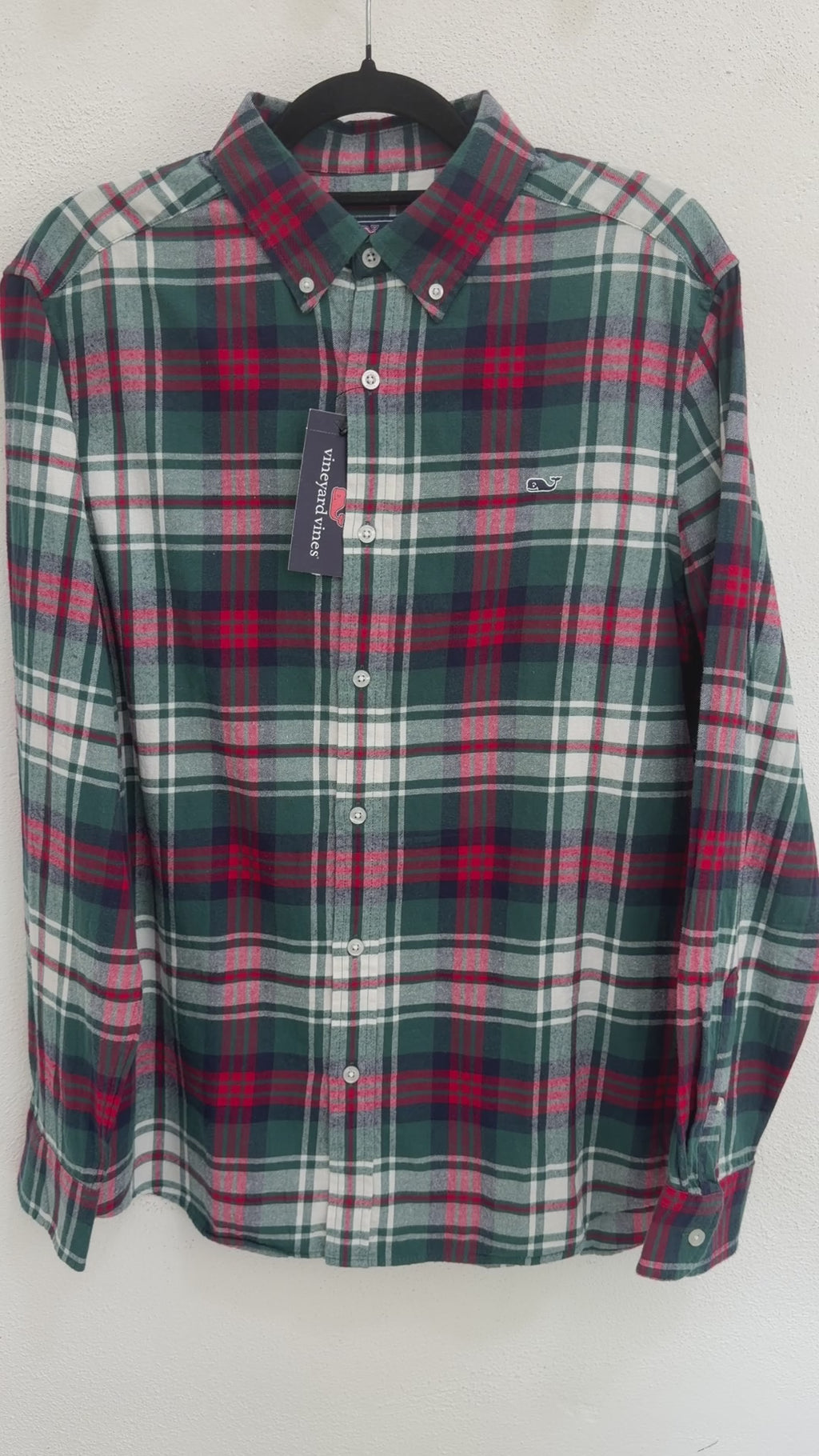 Camisa Vineyard Vines Classic Fit Manga Larga Talla M
