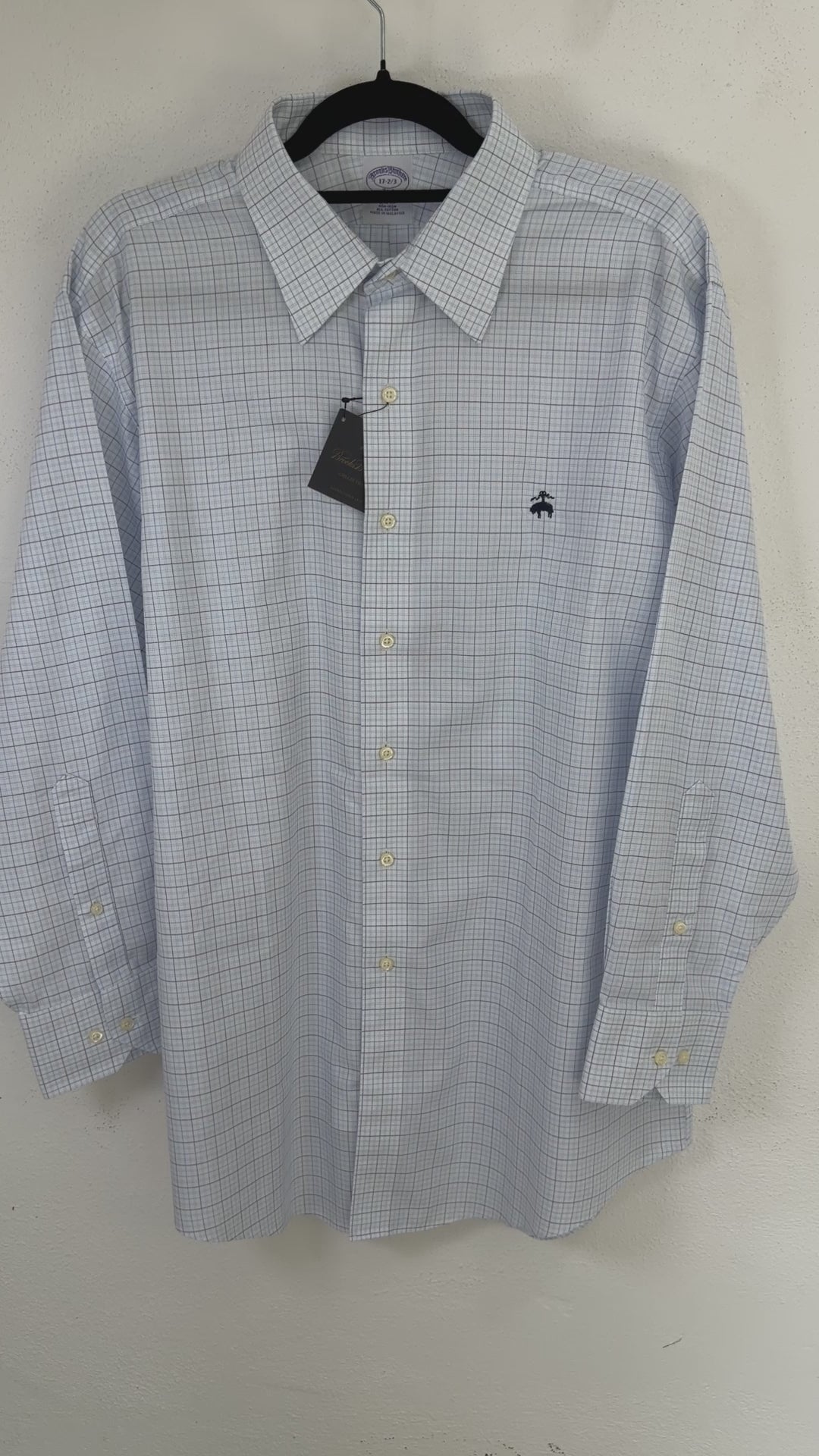 Camisa Brooks Brothers Slim Fit Manga Larga Talla XL