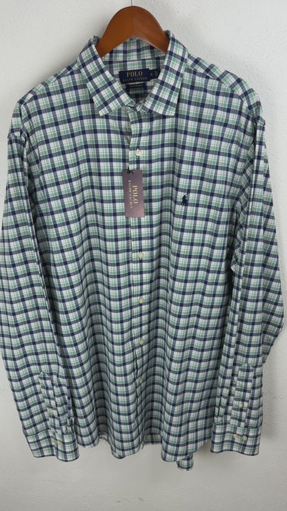 Camisa Polo Ralph Lauren Classic Fit Manga Larga Talla XL