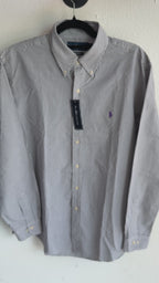 Camisa Polo Ralph Lauren Custom Fit Manga Larga Talla L