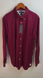Camisa Tommy Hilfiger Classic Fit Manga Larga Talla L