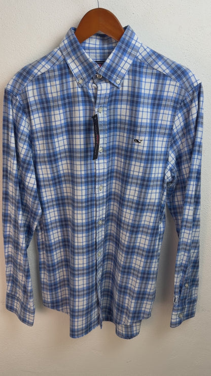 Camisa Vineyard Vines Classic Fit Manga Larga Talla S