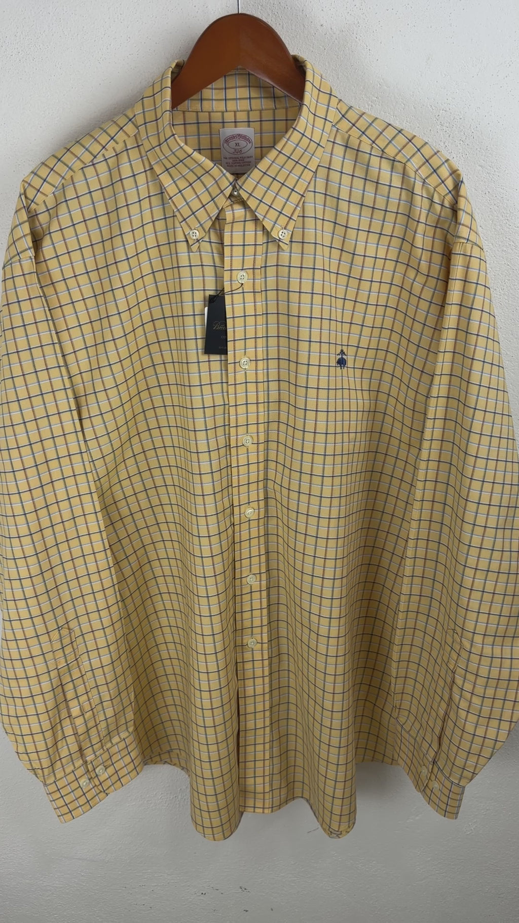 Camisa Brooks Brothers Classic Fit Manga Larga Talla XXL