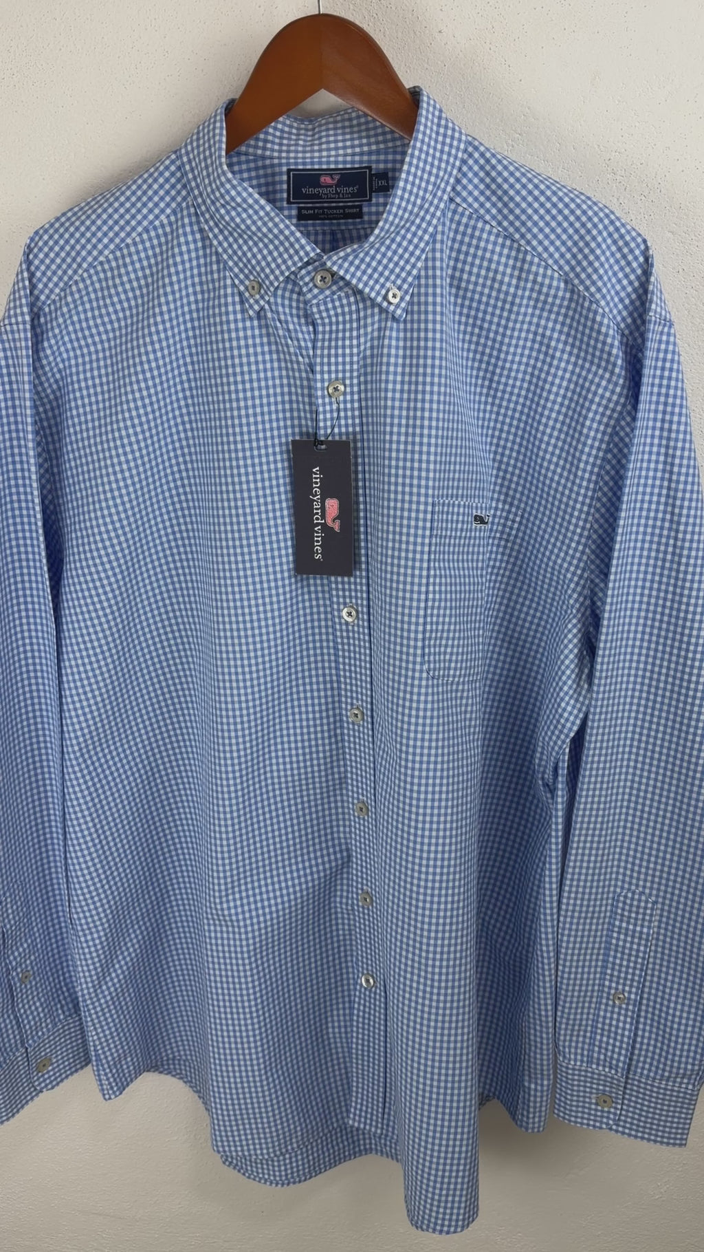 Camisa Vineyard Vines Slim Fit Manga Larga Talla XXL