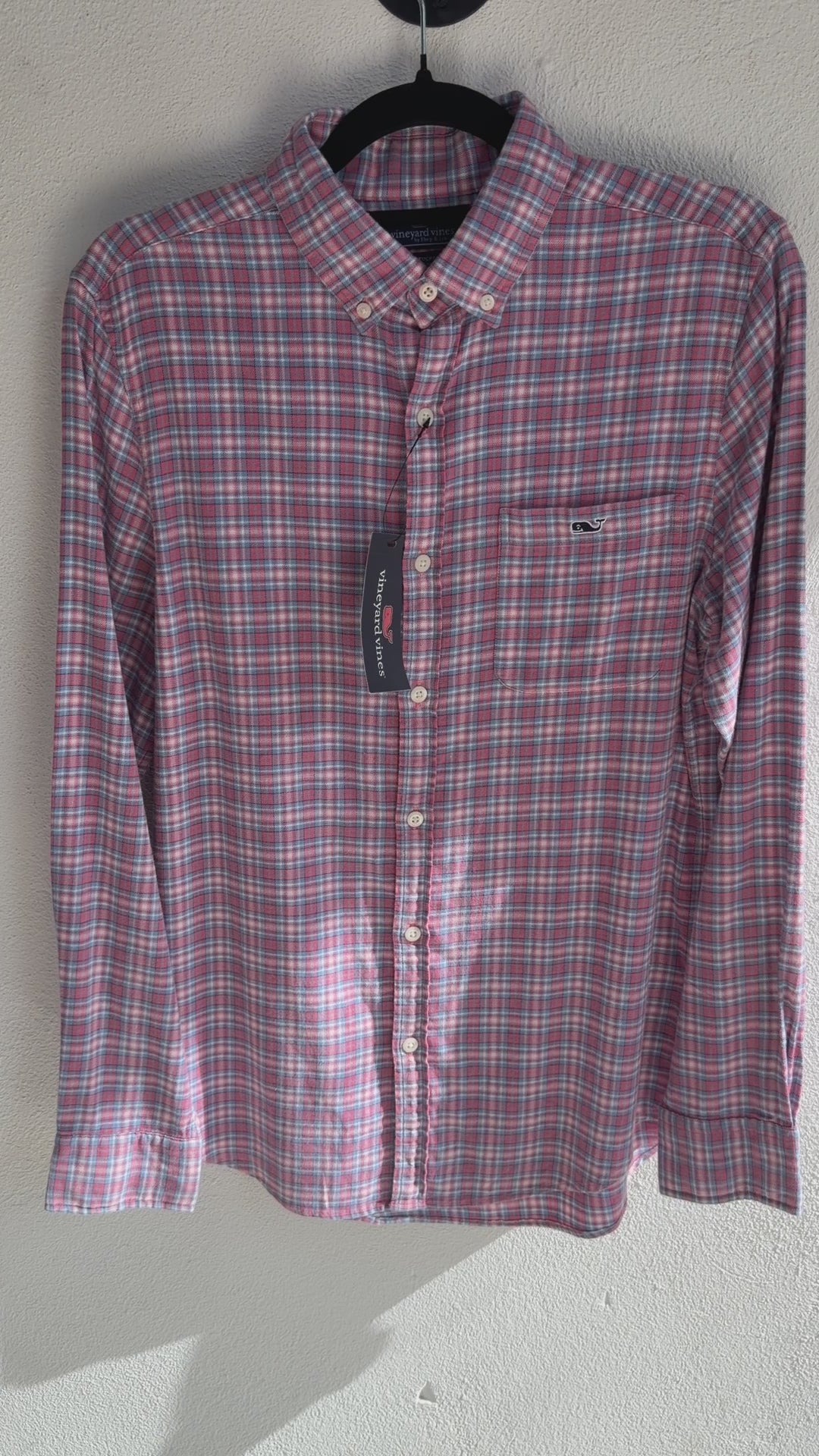 Camisa Vineyard Vines Classic Fit Manga Larga Talla S