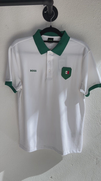 Playera Boss México Regular Fit Tipo Polo Talla L