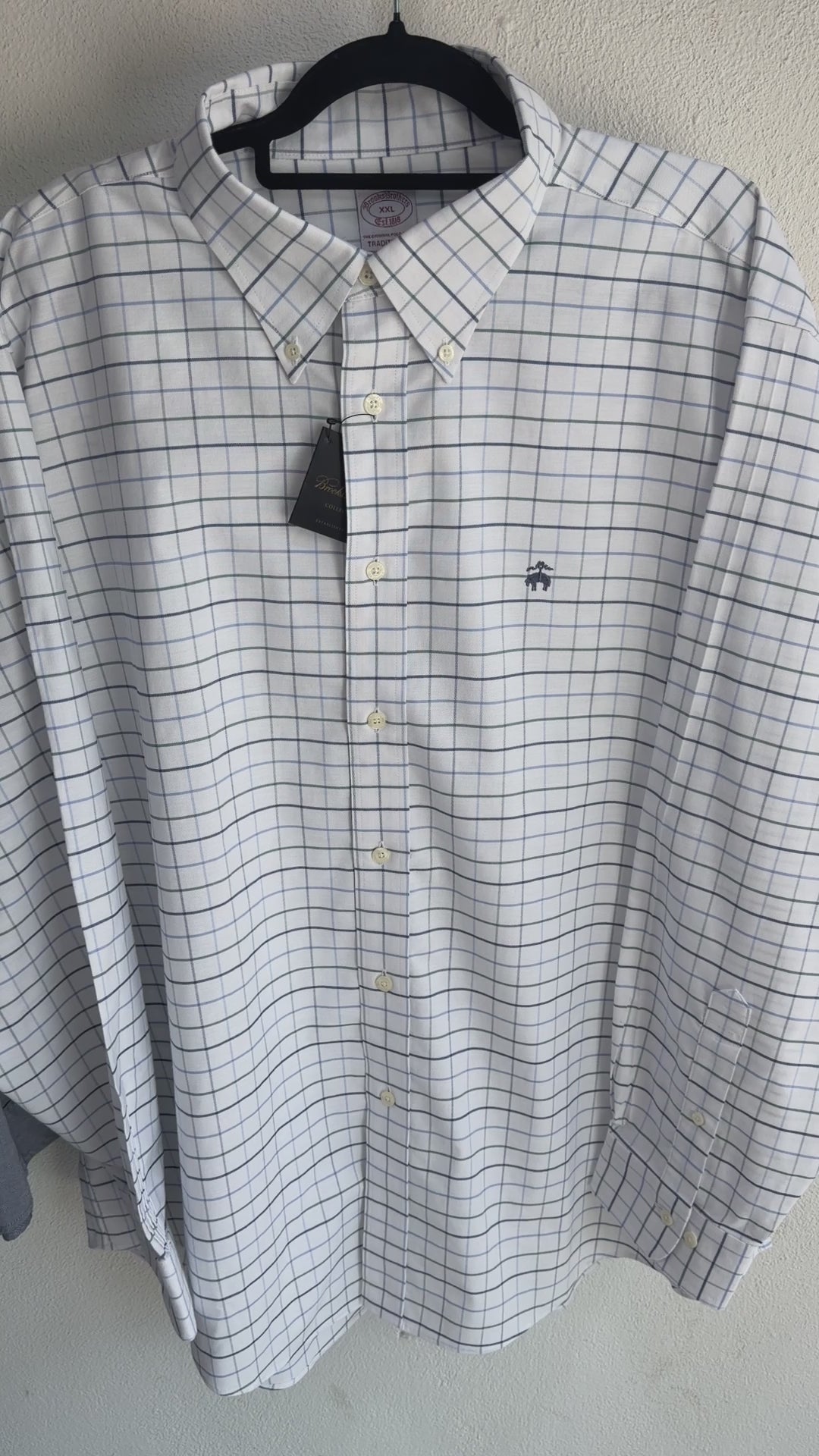 Camias Brooks Brothers Classic Fit Manga Larga Talla XXL