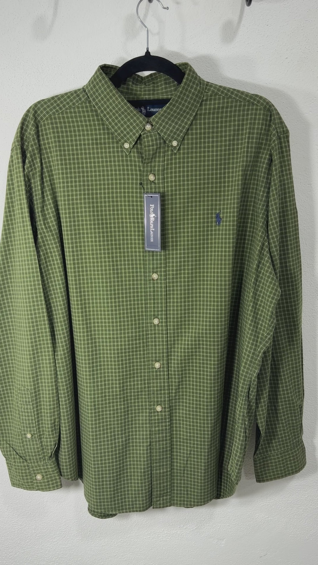 Camisa Polo Ralph Lauren Classic Fit Manga Larga Talla XL