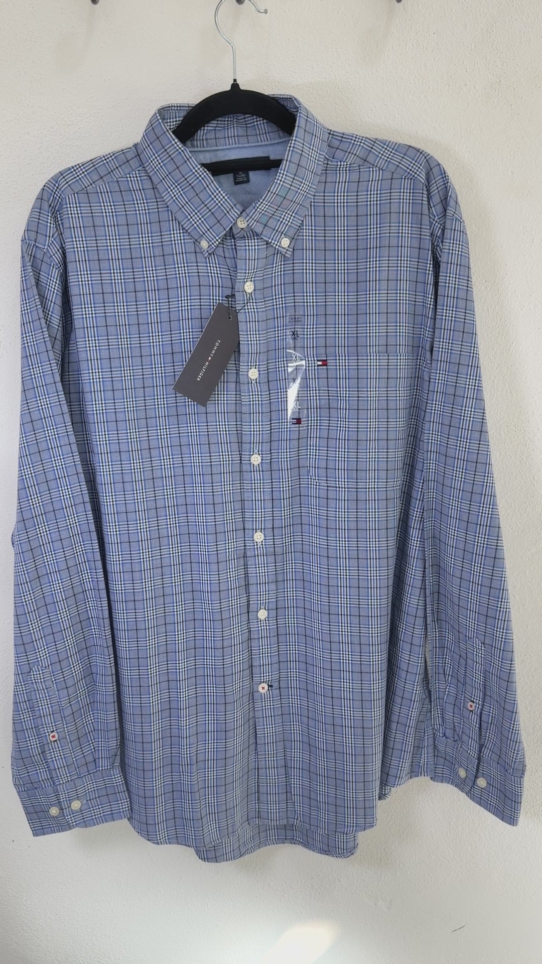 Camisa Tommy Hilfiger Classic Fit Manga Larga Talla XL