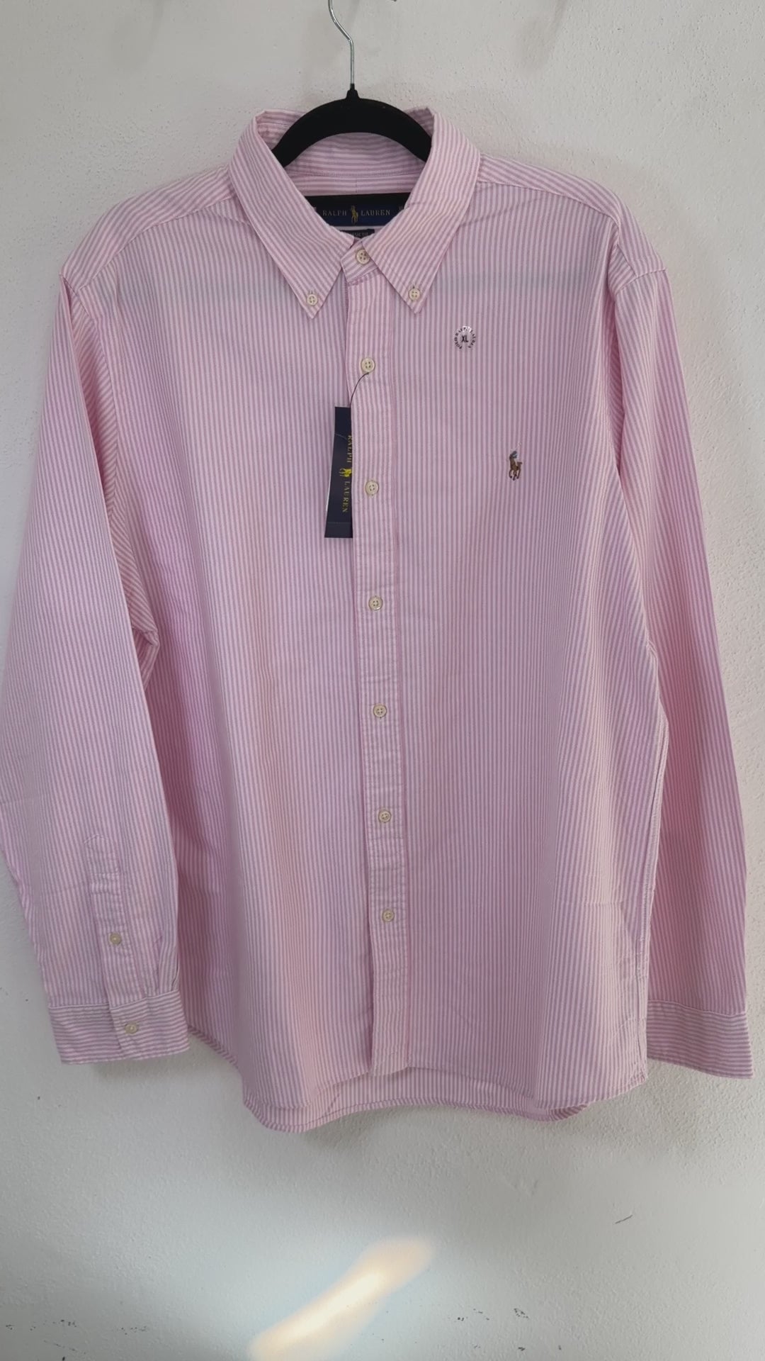 Camisa Polo Ralph Lauren Classic Fit Manga Larga Talla XL
