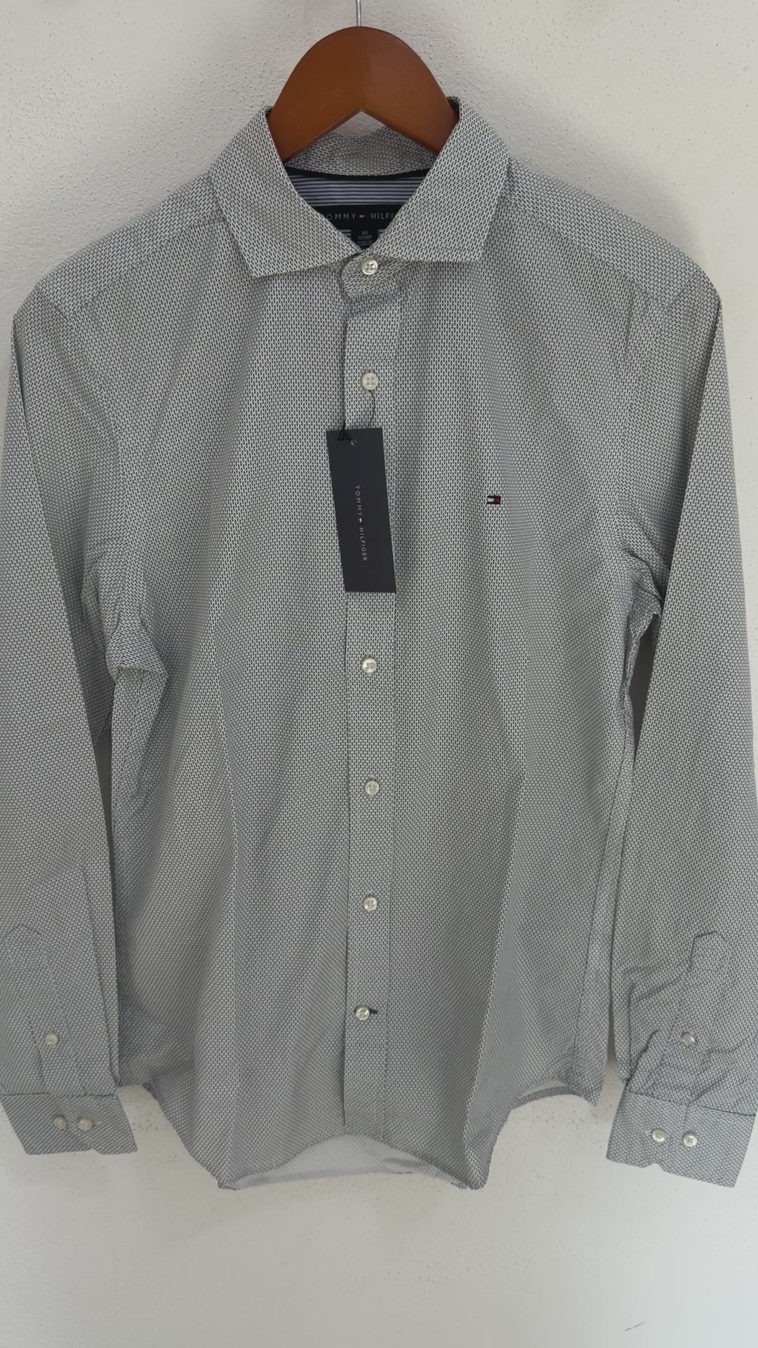 Camisa Tommy Hilfiger Classic Fit Manga Larga Talla XS